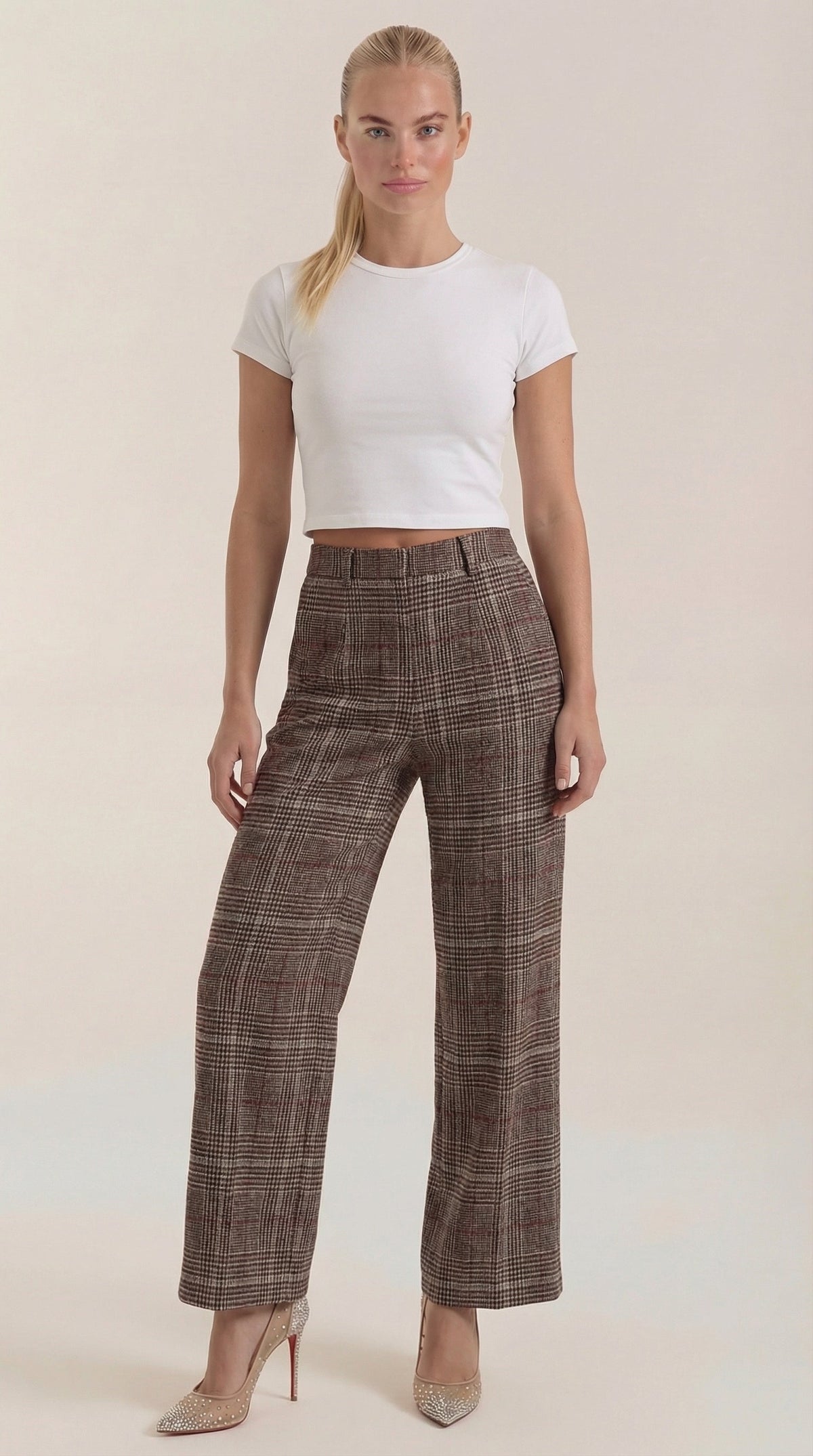 LEIGH | PANTALONES DE CUADROS