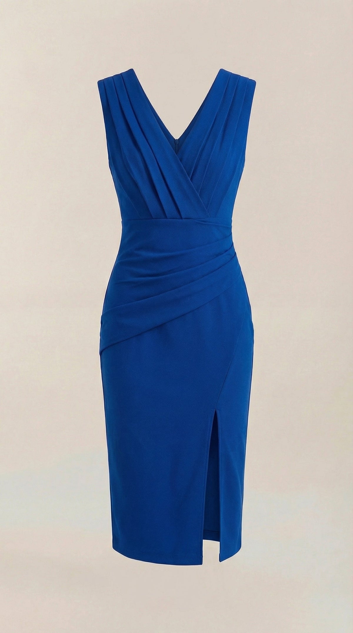 LYDIA | VESTIDO MIDI CON ESCOTE EN V
