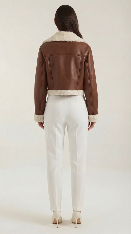 DAGMAR | CHAQUETA CORTA DE FORRO POLAR