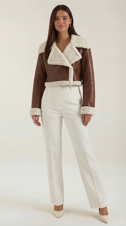 DAGMAR | CHAQUETA CORTA DE FORRO POLAR