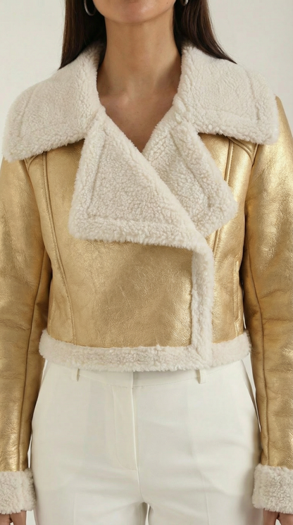 DAGMAR | CHAQUETA CORTA DE FORRO POLAR