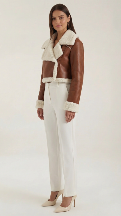 DAGMAR | CHAQUETA CORTA DE FORRO POLAR