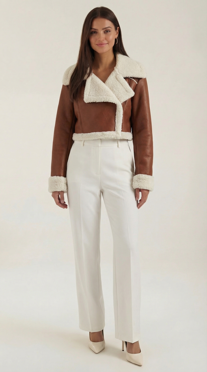 DAGMAR | CHAQUETA CORTA DE FORRO POLAR