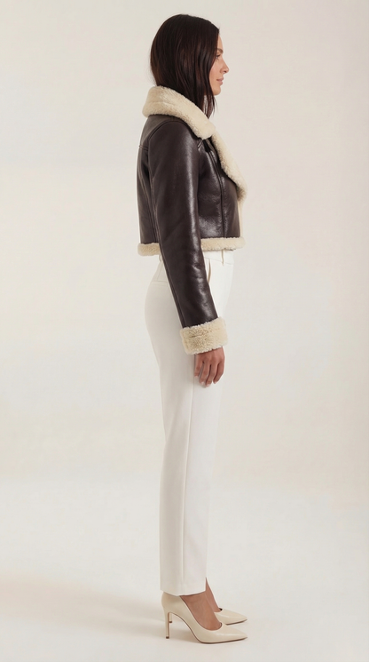 DAGMAR | CHAQUETA CORTA DE FORRO POLAR