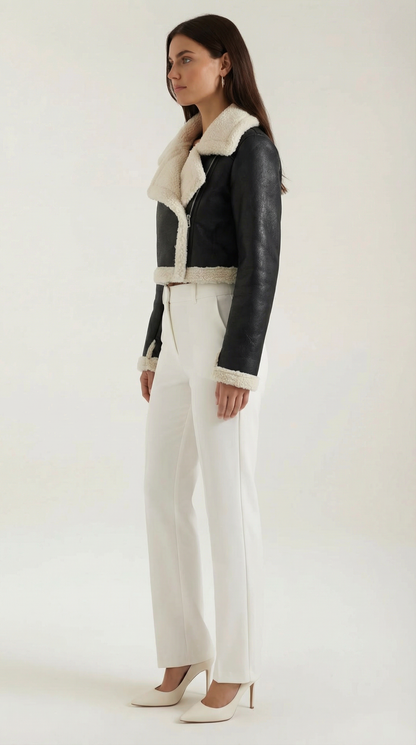 DAGMAR | CHAQUETA CORTA DE FORRO POLAR