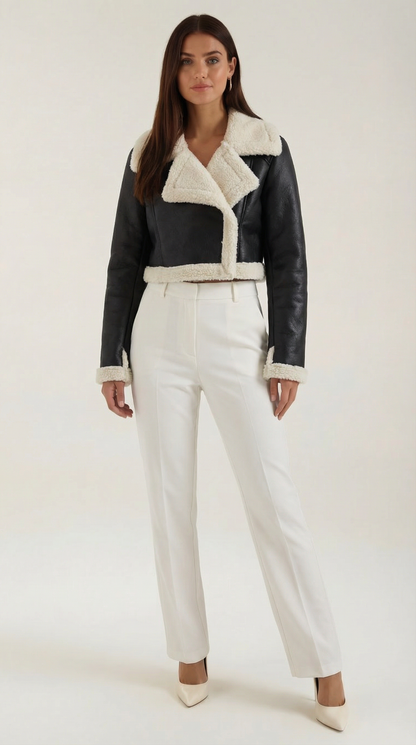DAGMAR | CHAQUETA CORTA DE FORRO POLAR