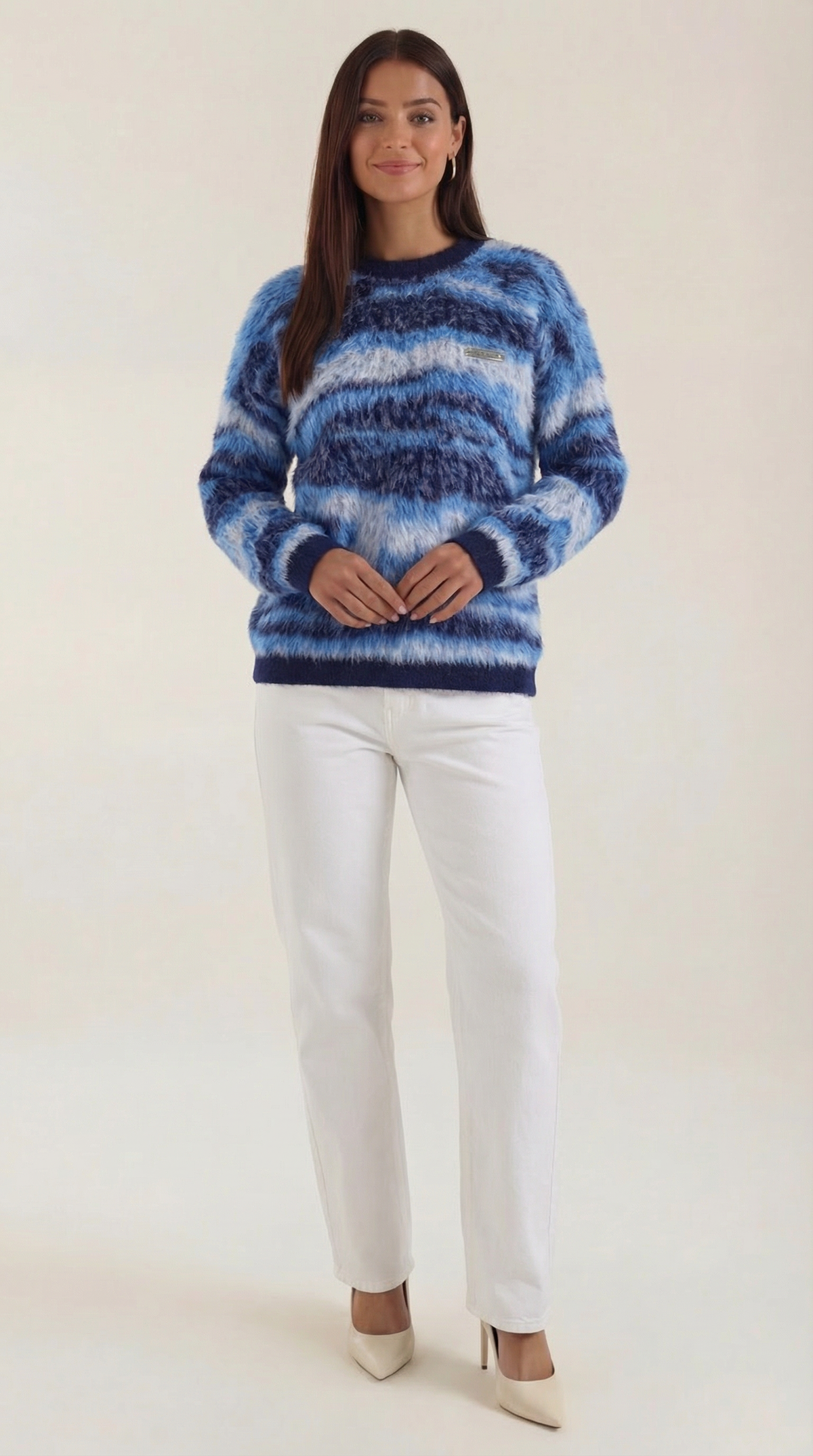 MÓNICA | JERSEY LARGO DE PUNTO CON DISEÑO EXCLUSIVO