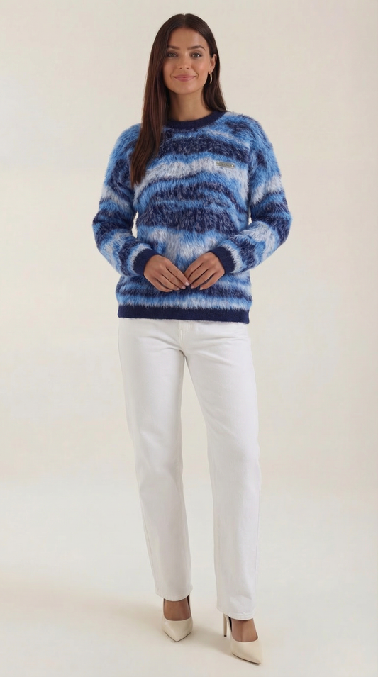 MÓNICA | JERSEY LARGO DE PUNTO CON DISEÑO EXCLUSIVO