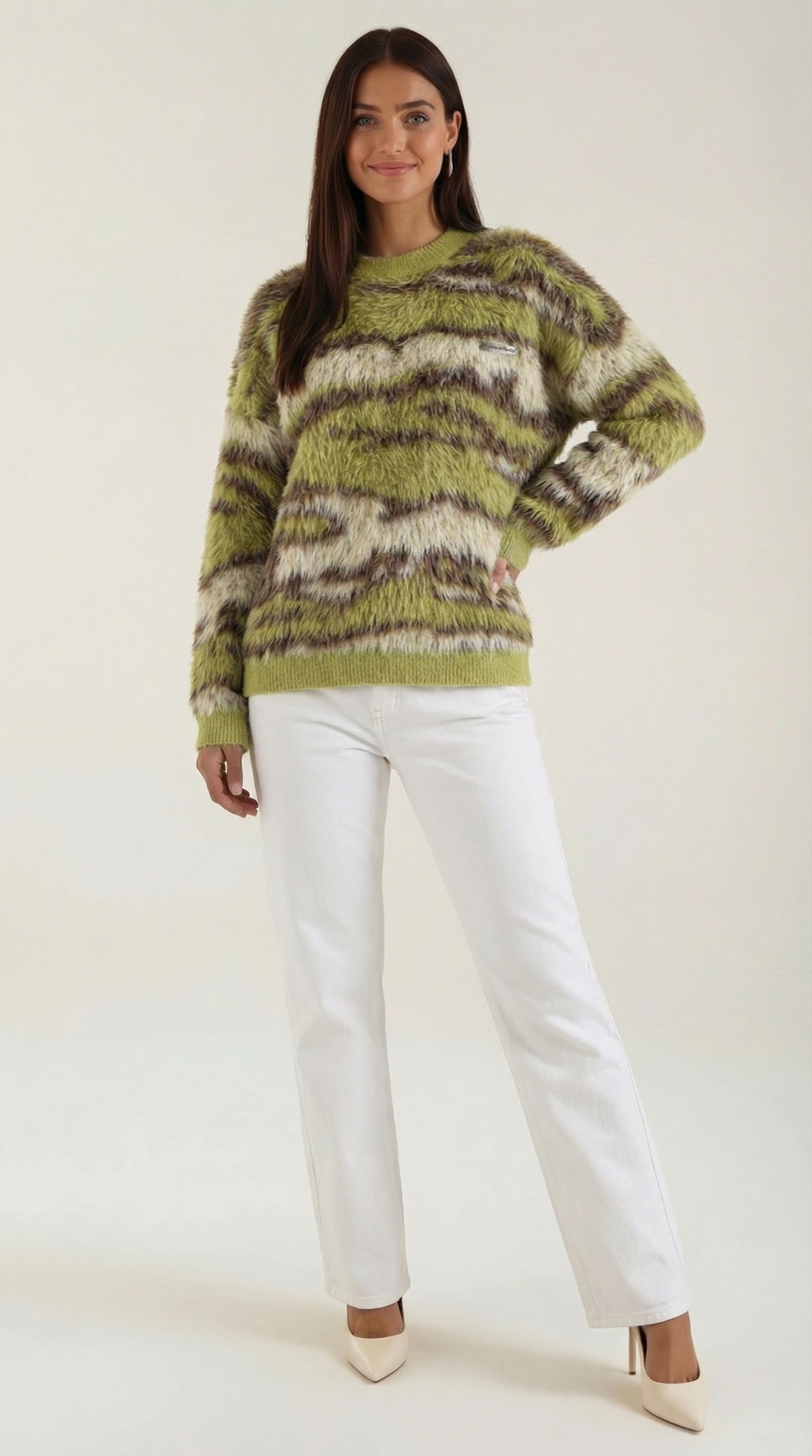 MÓNICA | JERSEY LARGO DE PUNTO CON DISEÑO EXCLUSIVO
