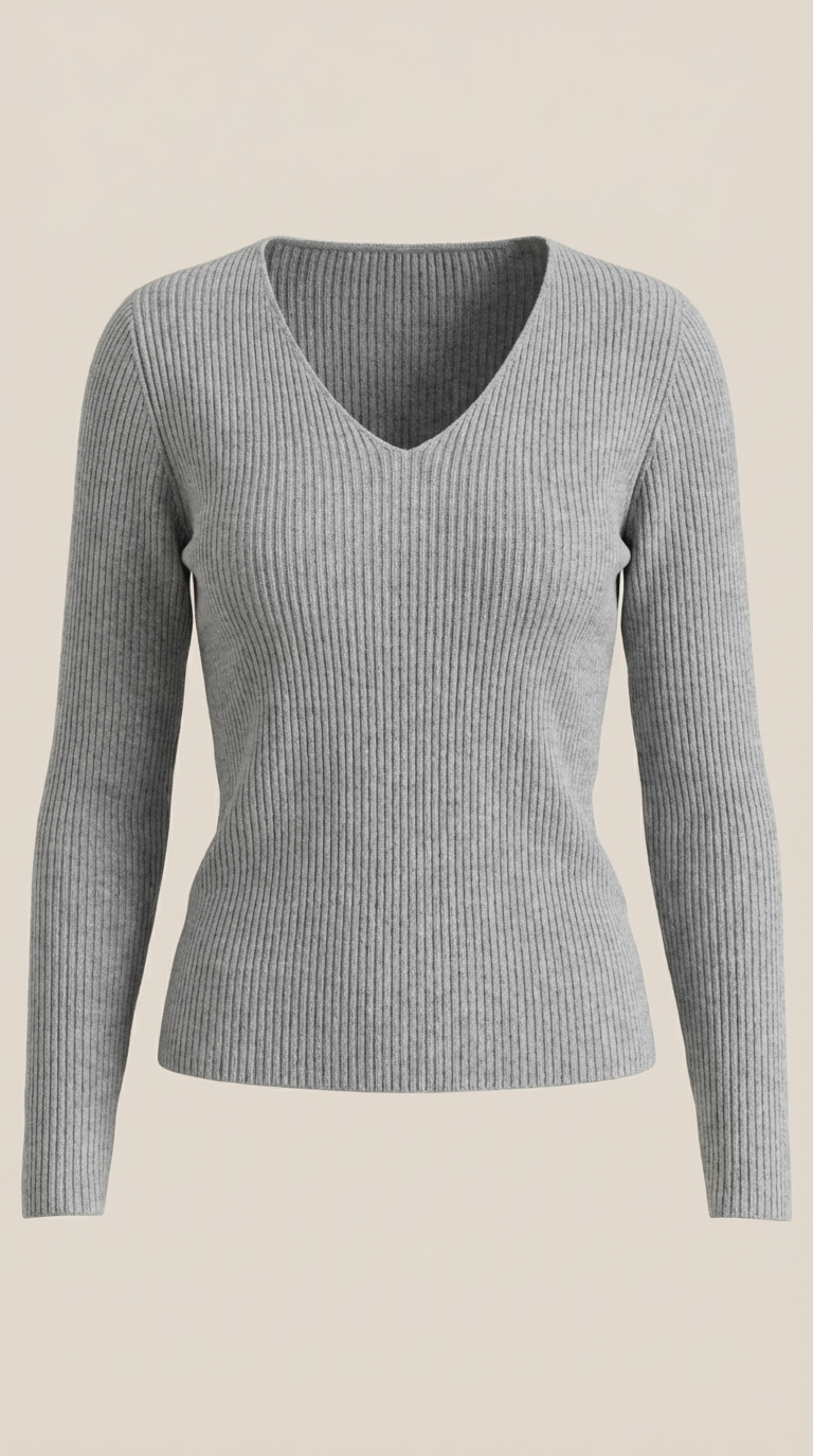 VALERIA | JERSEY DE CANALE CON ESCOTE EN V