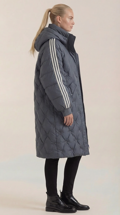 GRETA | ABRIGO ACOLCHADO CON CAPUCHA