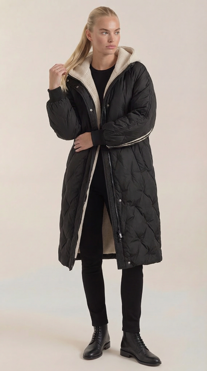 GRETA | ABRIGO ACOLCHADO CON CAPUCHA
