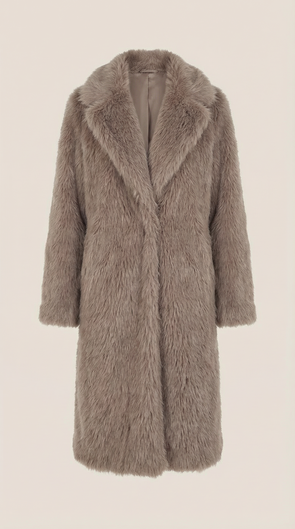 VANESSA | CHAQUETA LARGA DE PIEL SINTÉTICA