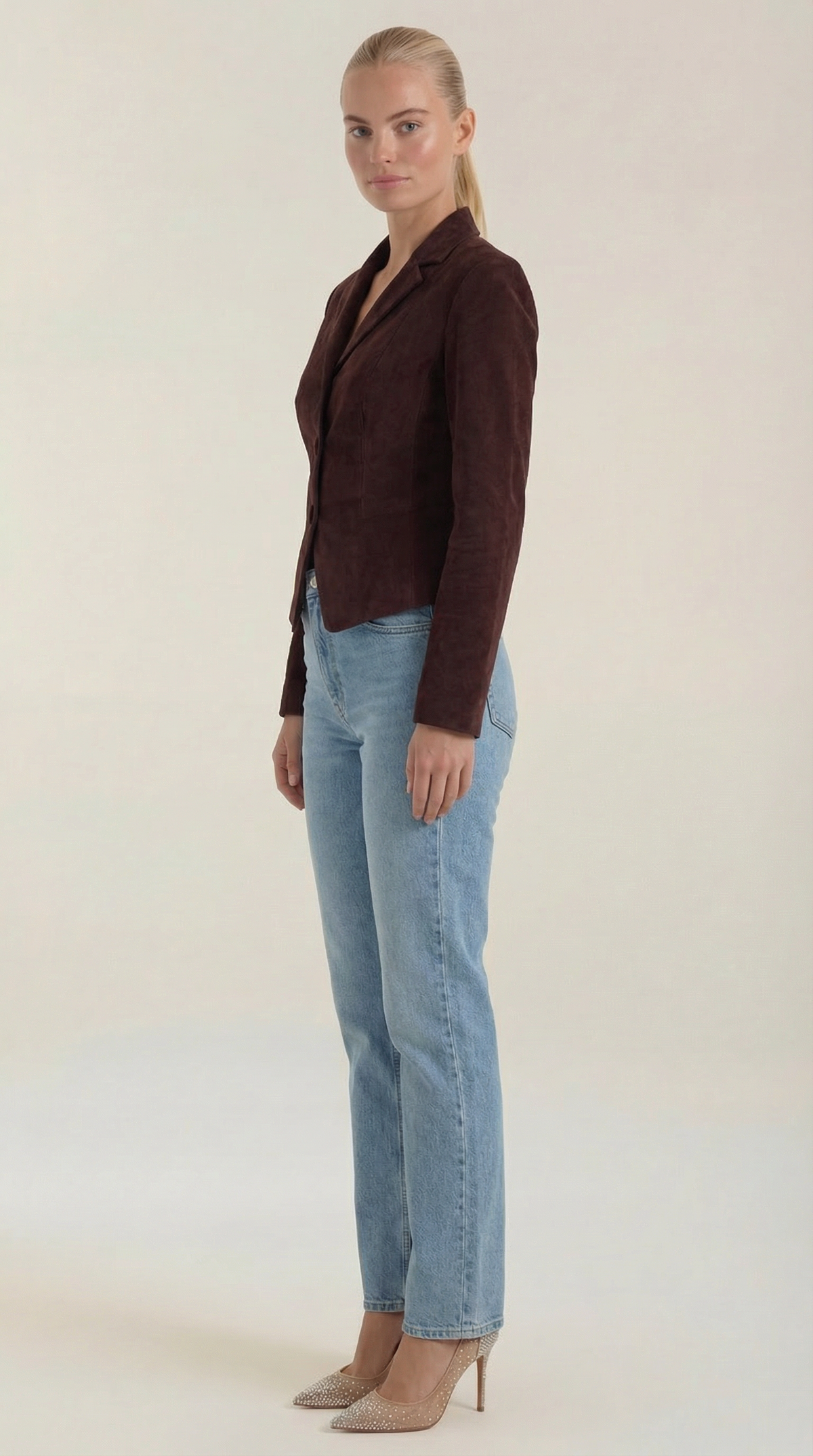SIMONE | CHAQUETA DE TERCIOPELO CON CIERRE DE BOTONES