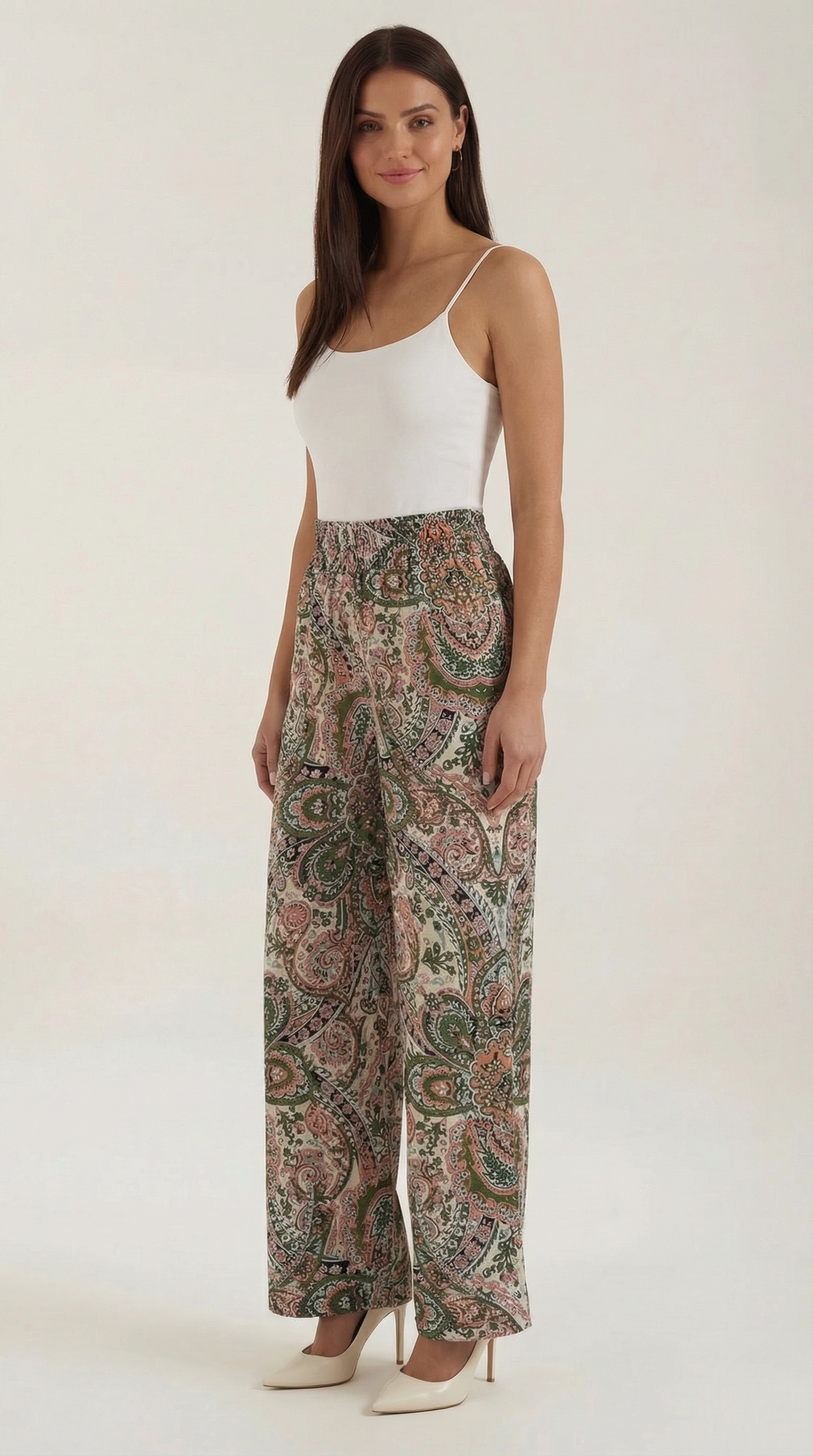 PAMELA | PANTALONES CON ESTAMPADO PAISLEY