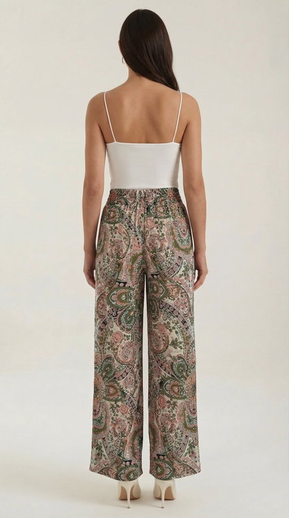 PAMELA | PANTALONES CON ESTAMPADO PAISLEY