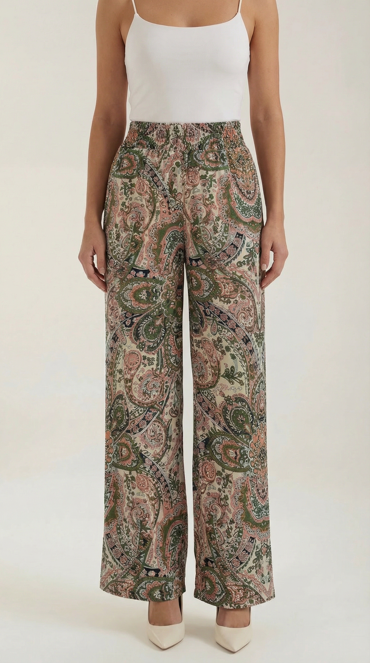 PAMELA | PANTALONES CON ESTAMPADO PAISLEY