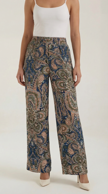 PAMELA | PANTALONES CON ESTAMPADO PAISLEY