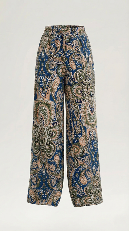 PAMELA | PANTALONES CON ESTAMPADO PAISLEY