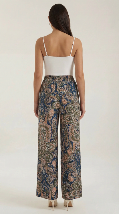 PAMELA | PANTALONES CON ESTAMPADO PAISLEY