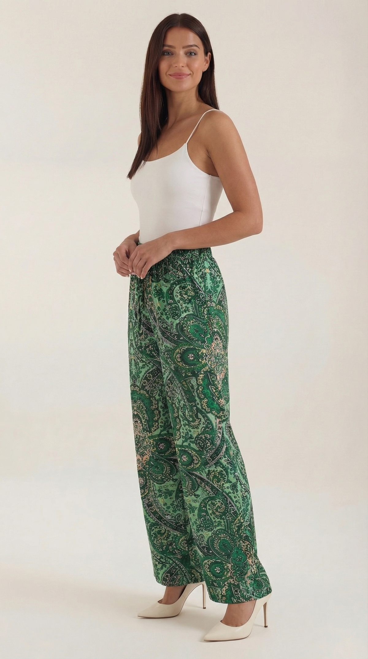 PAMELA | PANTALONES CON ESTAMPADO PAISLEY