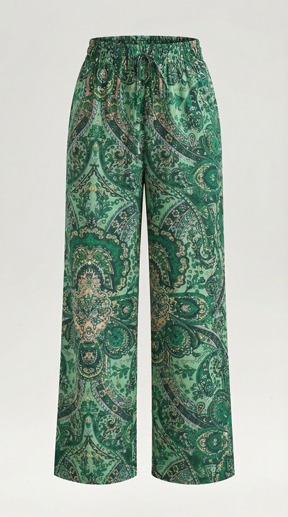 PAMELA | PANTALONES CON ESTAMPADO PAISLEY