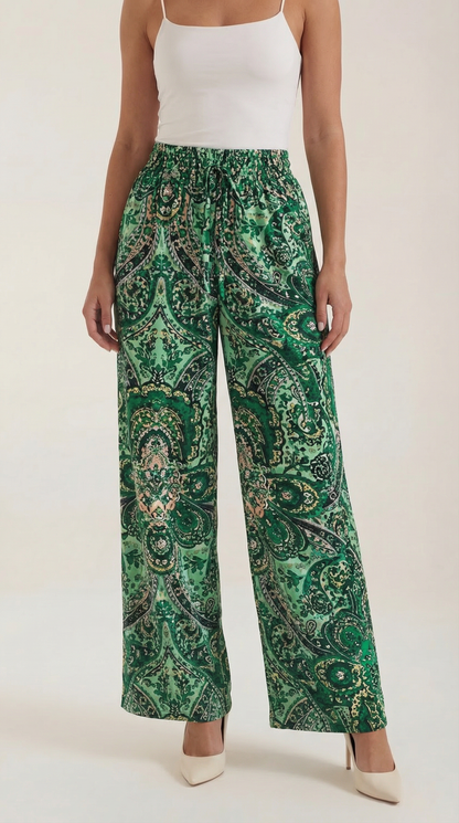 PAMELA | PANTALONES CON ESTAMPADO PAISLEY