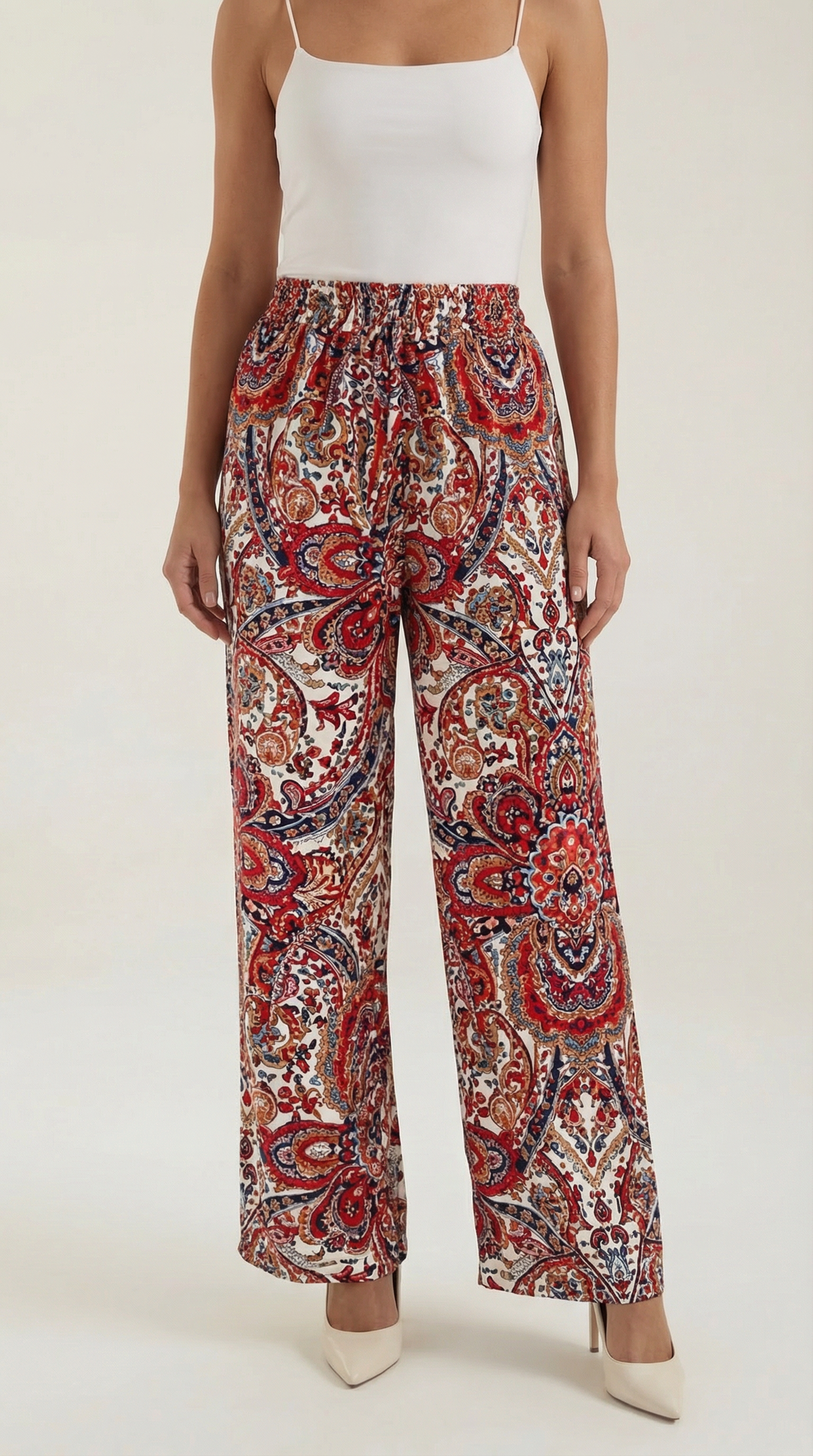 PAMELA | PANTALONES CON ESTAMPADO PAISLEY