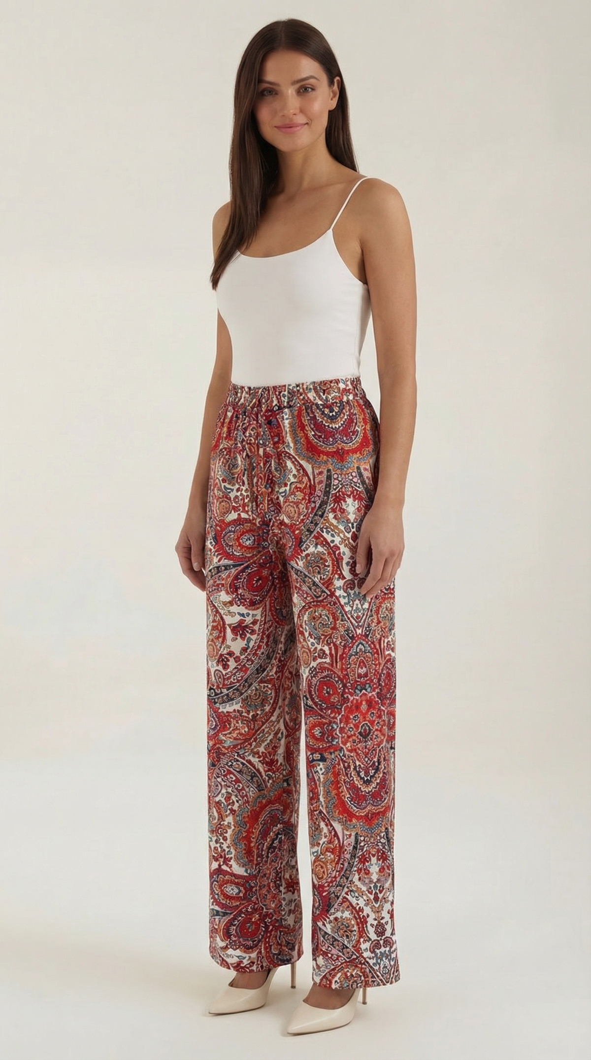 PAMELA | PANTALONES CON ESTAMPADO PAISLEY
