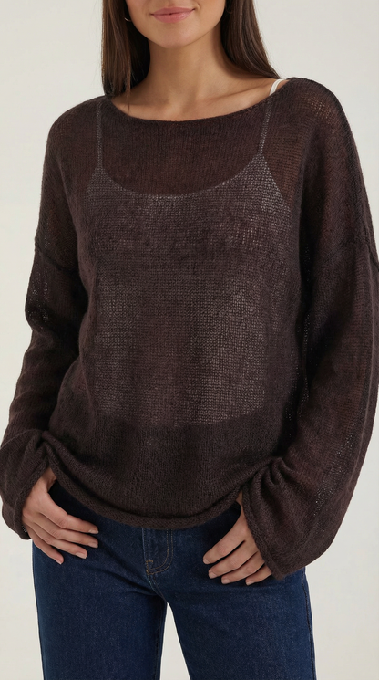 MARGAUX | SUÉTER OVERSIZE DE PUNTO