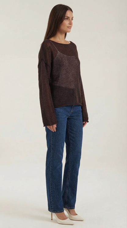 MARGAUX | SUÉTER OVERSIZE DE PUNTO
