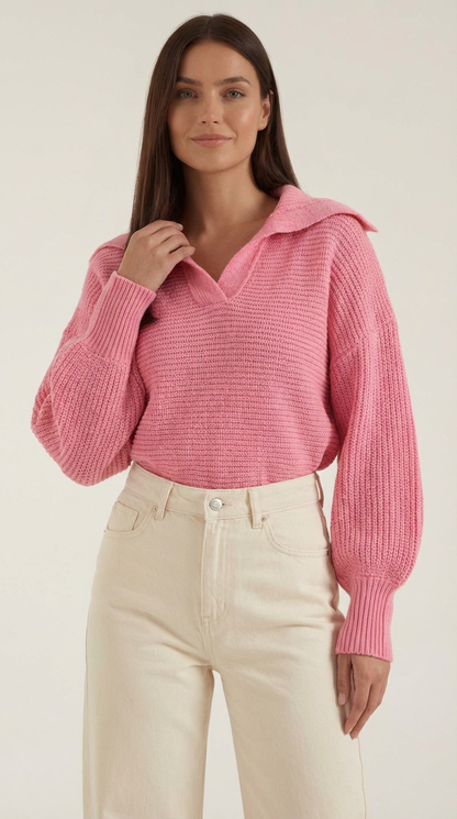 AMARA | JERSEY DE PUNTO GRUESO CON CUELLO ALTO