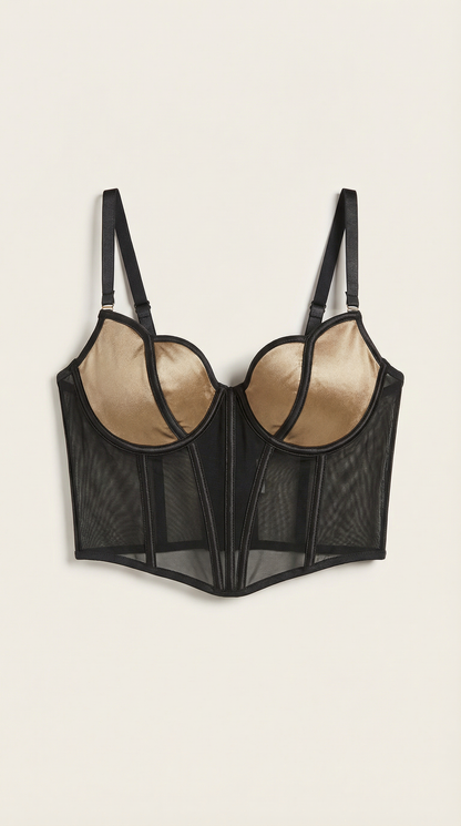 ISABELLA | TOP CORTO TIPO CORSET