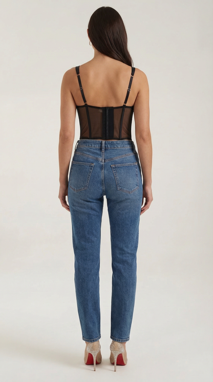 ISABELLA | TOP CORTO TIPO CORSET