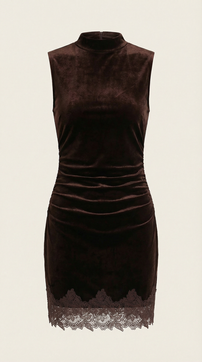 RAMONA | VESTIDO CORTO DE TERCIOPELO