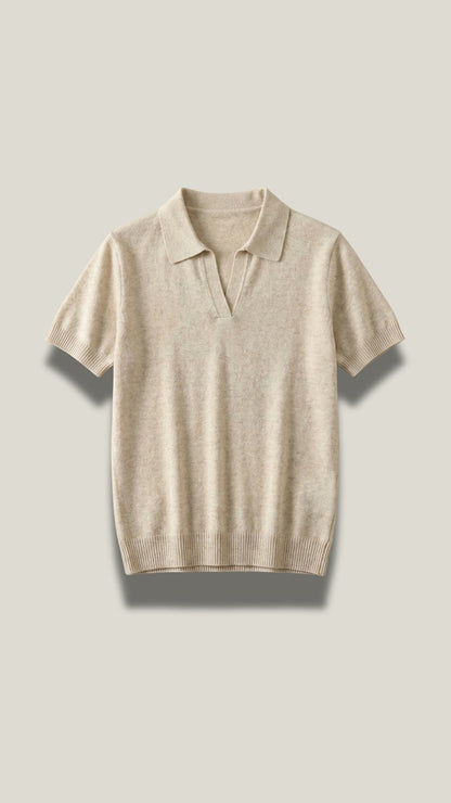 LIDIA | CAMISETA DE PUNTO DE MANGA CORTA