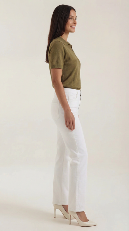 LIDIA | CAMISETA DE PUNTO DE MANGA CORTA