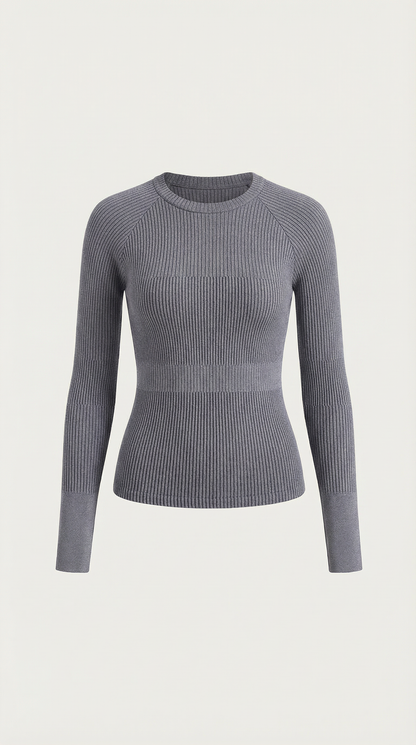 MALENA | BLUSA RIZADA DE MANGA LARGA