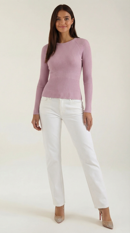 MALENA | BLUSA RIZADA DE MANGA LARGA