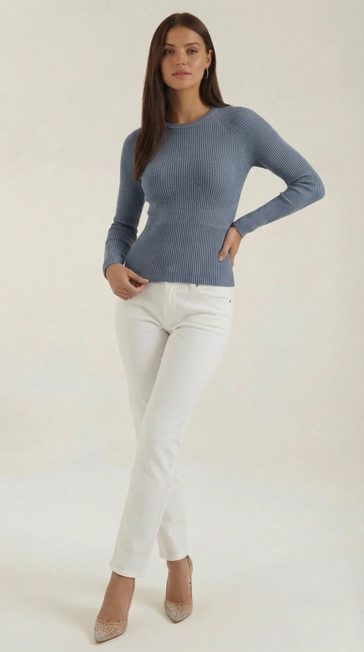 MALENA | BLUSA RIZADA DE MANGA LARGA