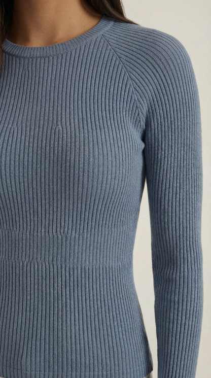MALENA | BLUSA RIZADA DE MANGA LARGA