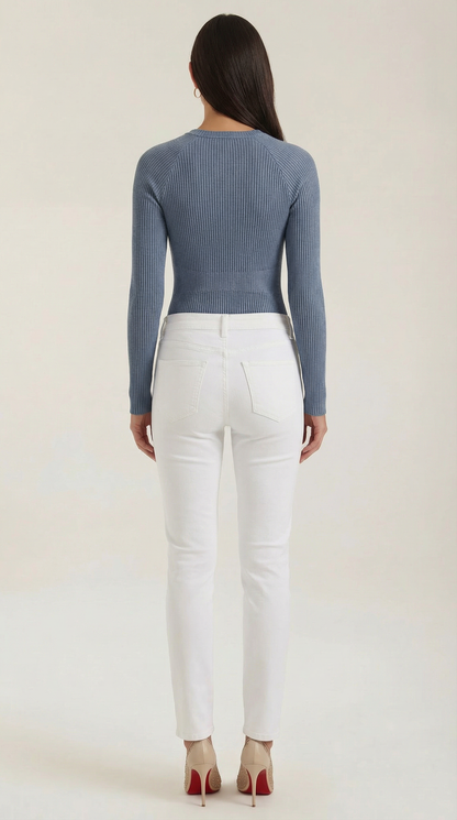 MALENA | BLUSA RIZADA DE MANGA LARGA