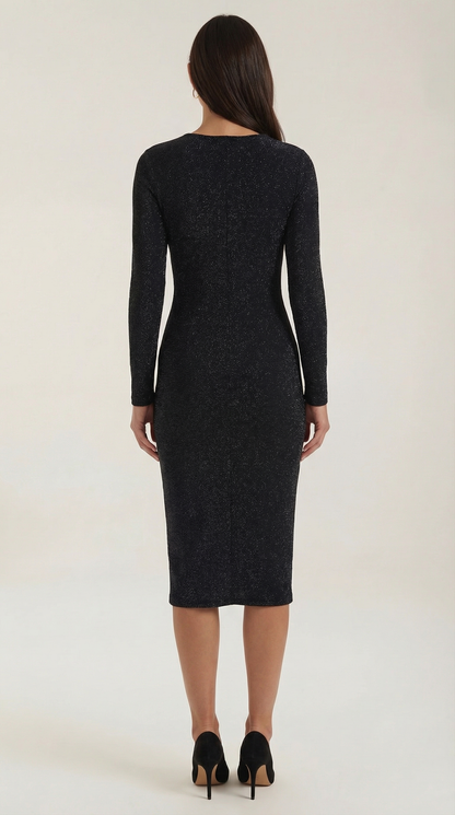 SERAPHINE | VESTIDO MIDI CEÑIDO