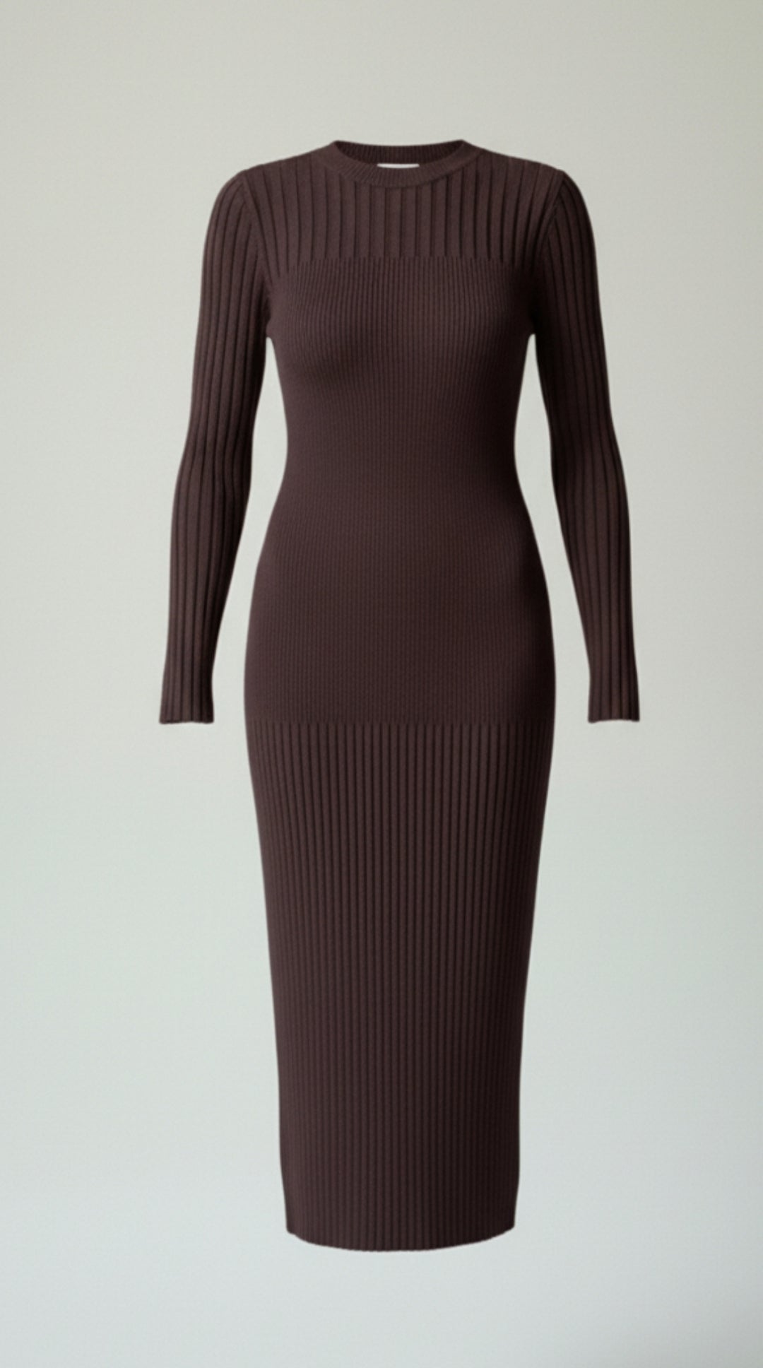 SHEILA | VESTIDO MIDI AJUSTADO DE CANALÉ