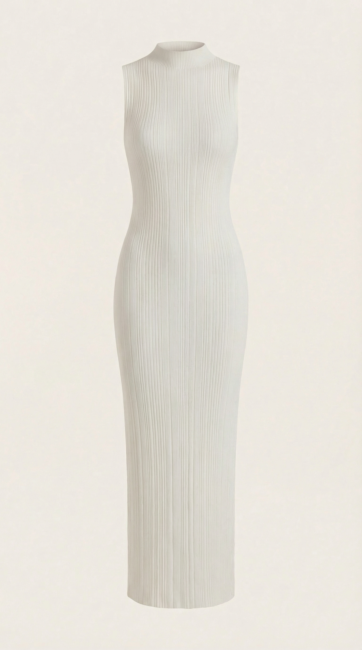 SONIA | VESTIDO MIDI AJUSTADO CON CUELLO ALTO