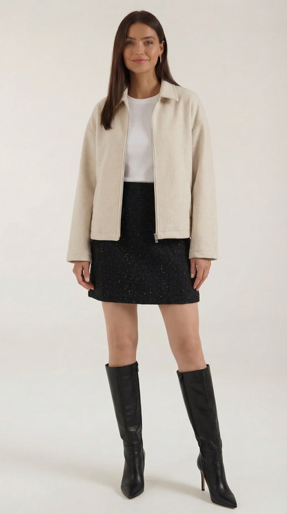 MIRIAM | CHAQUETA CON CIERRE DE CREMALLERA