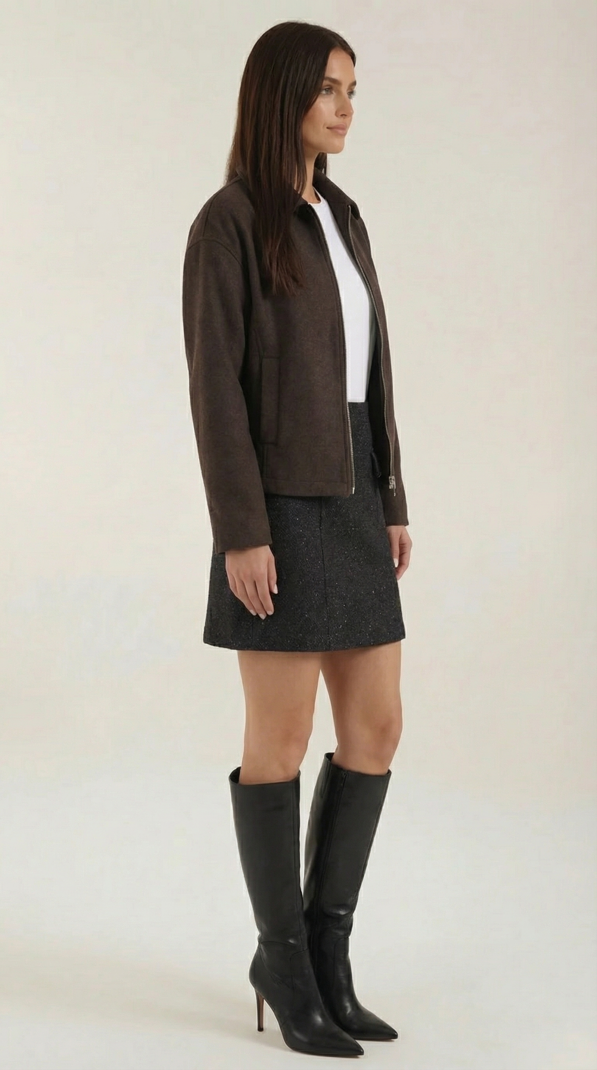 MIRIAM | CHAQUETA CON CIERRE DE CREMALLERA