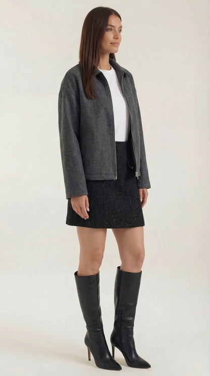 MIRIAM | CHAQUETA CON CIERRE DE CREMALLERA