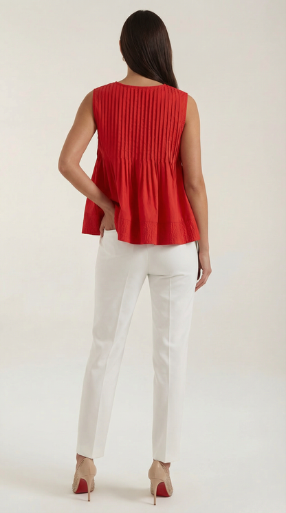 VIOLETA | VESTIDO PÉPLUM CON PLIEGUES DE ESTILO PREMIUM
