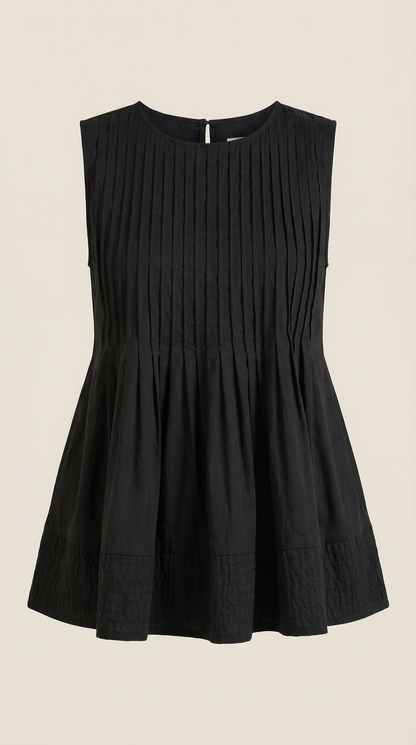VIOLETA | VESTIDO PÉPLUM CON PLIEGUES DE ESTILO PREMIUM